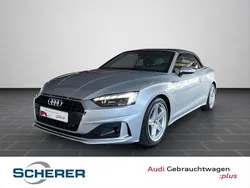 Florettsilber metallic verdeck Gebraucht 2024 Audi A5 Cabriolet Advanced Plus Cabrio | 44.890 € (Fairer Preis)