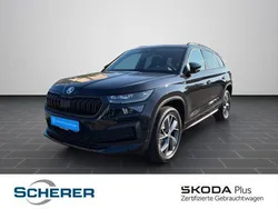 Blackmagic perleffekt (metallic) Gebraucht 2022 Skoda Kodiaq SportLine SUV | 36.360 € (Fairer Preis)