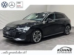 Schwarz, Gebraucht 2024 Audi A3 Sportback S-Line Limousine | 36.780 € (Guter Preis)