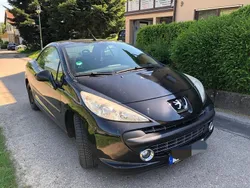 Schwarz Gebraucht 2008 Peugeot 207 CC Cabrio | 1.250 € (Superpreis)
