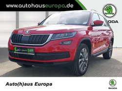 Rot met. Gebraucht 2021 Skoda Kodiaq Clever SUV | 29.290 €