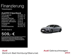 Grau Gebraucht 2024 Audi RS5 Sportback Competition Limousine | 94.980 € (Teuer)