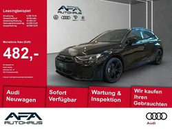 Mythosschwarz metallic Neu 2024 Audi A3 Sportback S-Line Limousine | 45.470 € (Teuer)