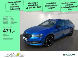 Raceblau metallic Gebraucht 2022 Skoda Superb SportLine Kombi | 26.890 € (Fairer Preis)