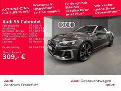 Daytonagrau perleffekt/verdeck Gebraucht 2023 Audi S5 Cabriolet Sport Cabrio | 57.850 € (Fairer Preis)