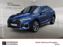 Ultrablau metallic Gebraucht 2021 Audi Q5 Sportback Ambiente SUV | 39.880 € (Guter Preis)