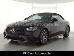 Obsidianschwarzmet. Gebraucht 2021 Mercedes E220 AMG Cabrio | 48.440 € (Teuer)