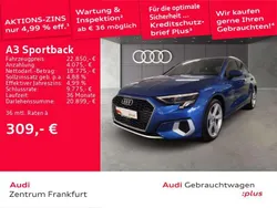 Atollblau metallic Gebraucht 2021 Audi A3 Advanced Limousine | 22.850 € (Fairer Preis)