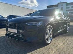 Mythosschwarz metallic Gebraucht 2021 Audi e-tron S-Line SUV | 29.950 € (Superpreis)