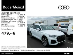 Weiß Gebraucht 2023 Audi Q5 Sportback S-Line SUV | 45.930 € (Etwas zu teuer)