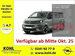 Grau Neu 2025 Opel Zafira Life Van | 44.500 € (Fairer Preis)