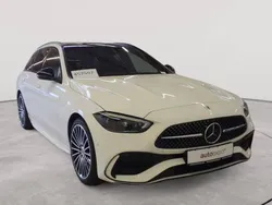 Polarweiß Gebraucht 2022 Mercedes C220 AMG line Kombi | 31.990 € (Guter Preis)