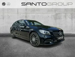 Schwarz Gebraucht 2020 Mercedes C220 AMG line Kombi | 35.890 € (Teuer)