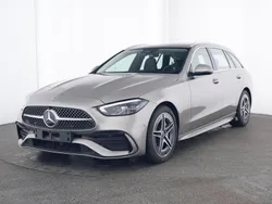 Mojavesilber Gebraucht 2024 Mercedes C220 AMG Kombi | 44.880 € (Fairer Preis)