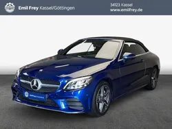 Brilliantblau metallic Gebraucht 2019 Mercedes C180 AMG line Cabrio | 28.500 € (Guter Preis)