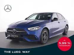 Metalliclack spektralblau Gebraucht 2023 Mercedes C300e AMG Limousine | 38.435 € (Superpreis)