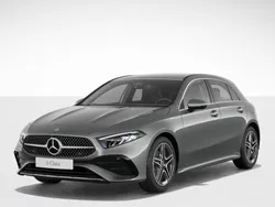 Schwarz Gebraucht 2023 Mercedes A180 AMG line Kleinwagen | 34.700 € (Etwas zu teuer)