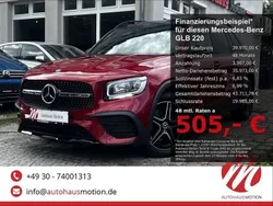 Rot Gebraucht 2020 Mercedes GLB220 AMG line SUV | 39.970 € (Etwas zu teuer)