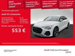 Gletscherweiß metallic Gebraucht 2025 Audi A3 S-Line Limousine | 38.430 € (Teuer)