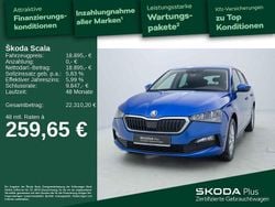 Blau Gebraucht 2022 Skoda Scala Ambition Kleinwagen | 18.895 € (Fairer Preis)