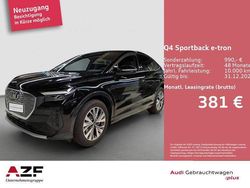 Schwarz Gebraucht 2025 Audi Q4 Sportback e-tron Sport SUV | 44.250 €