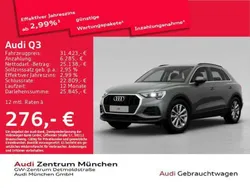 Chronosgrau metallic Gebraucht 2022 Audi Q3 Comfort SUV | 32.449 € (Fairer Preis)