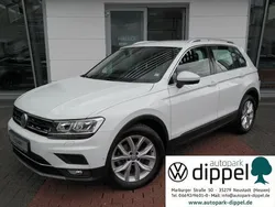 Pure white Gebraucht 2019 VW Tiguan Highline SUV | 25.550 € (Guter Preis)