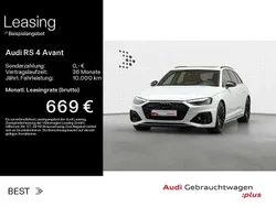 Gletscherweiß metallic Gebraucht 2024 Audi RS4 Ambiente Kombi | 77.209 € (Etwas zu teuer)