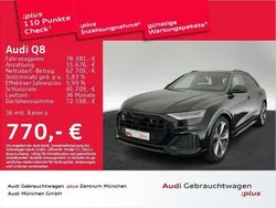 Mythosschwarz metallic Gebraucht 2023 Audi Q8 S-Line SUV | 78.381 € (Fairer Preis)