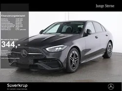 Graulack graphitgrau (metallic) Gebraucht 2024 Mercedes C220 AMG Limousine | 43.620 € (Teuer)