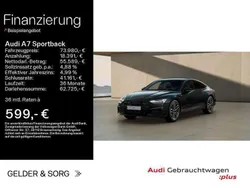 Mythosschwarz metallic Gebraucht 2024 Audi A7 S-Line Kleinwagen | 73.980 € (Etwas zu teuer)