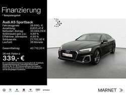 Mythosschwarz metallic Gebraucht 2022 Audi A5 S-Line Limousine | 38.890 € (Fairer Preis)