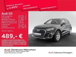 Mythosschwarz metallic Gebraucht 2023 Audi Q5 S-Line SUV | 39.978 € (Superpreis)