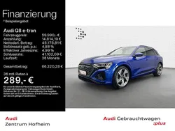 Ultrablau metallic Gebraucht 2023 Audi Q8 e-tron S-Line SUV | 59.990 € (Fairer Preis)