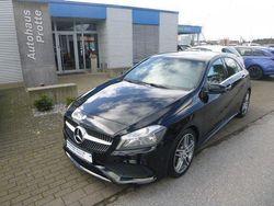 Schwarz Gebraucht 2017 Mercedes A180 AMG line Limousine | 19.390 € (Teuer)