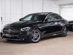 Obsidianschwarz metalliclack Gebraucht 2021 Mercedes E220 AMG Limousine | 39.990 € (Teuer)