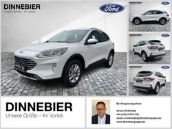 Weiß (metallic) Gebraucht 2022 Ford Kuga Titanium SUV | 30.490 € (Etwas zu teuer)