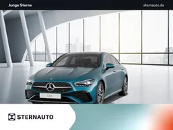 Blau Gebraucht 2024 Mercedes CLA250e AMG line Limousine | 38.318 € (Guter Preis)