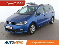 Ravennablau Gebraucht 2018 VW Sharan Comfortline Van / Kleinbus | 22.660 € (Fairer Preis)