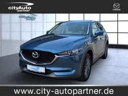 Blau Gebraucht 2021 Mazda CX-5 Exclusive-Line SUV | 21.490 € (Superpreis)