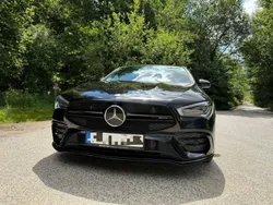 Schwarz Gebraucht 2021 Mercedes CLA35 AMG Shooting Brake Kombi | 39.990 € (Teuer)