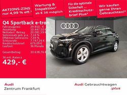 Mythosschwarz metallic Gebraucht 2022 Audi Q4 Sportback e-tron Comfort SUV | 29.850 € (Guter Preis)