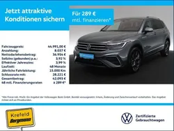 Grau / platinum grey Gebraucht 2024 VW Tiguan Allspace Move SUV | 44.991 € (Fairer Preis)