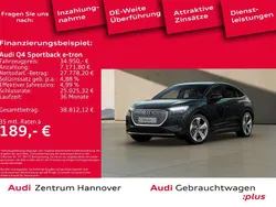 0e mythosschwarz metallic Gebraucht 2022 Audi Q4 e-tron SUV | 34.950 € (Fairer Preis)