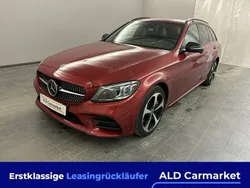 Rot Gebraucht 2021 Mercedes C300e AMG line Kombi | 26.480 € (Guter Preis)