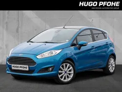 Aruba blau Gebraucht 2016 Ford Fiesta Titanium Kleinwagen | 9.950 € (Fairer Preis)