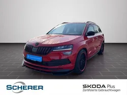 Velvetrot premium metallic (metallic) Gebraucht 2022 Skoda Karoq SportLine SUV | 27.360 € (Fairer Preis)