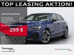 Blau Gebraucht 2024 Audi A3 Sportback S-Line Limousine | 39.630 € (Teuer)