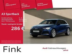 Blau Gebraucht 2025 Audi A3 Sportback Advanced Plus Limousine | 32.450 € (Fairer Preis)