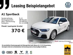 Weiß Gebraucht 2024 Audi A1 Sportback S-Line Kleinwagen | 24.777 € (Guter Preis)